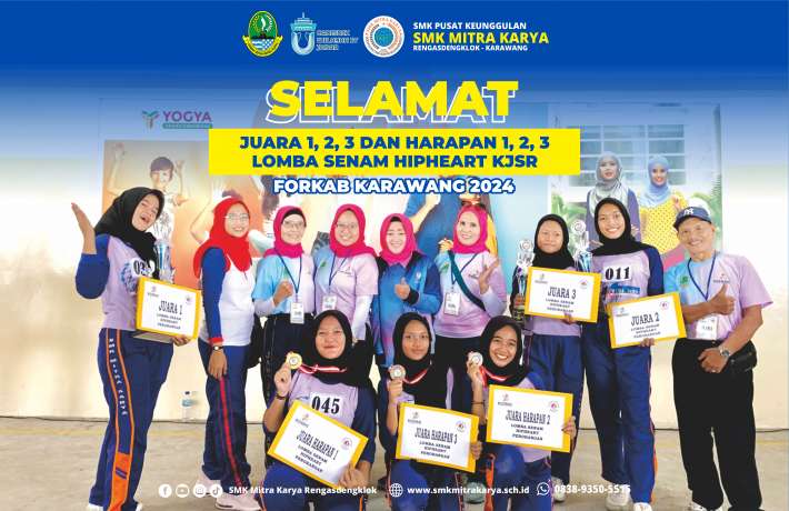 SMK MITRA KARYA BORONG JUARA KJSR DI FORKAB 2024